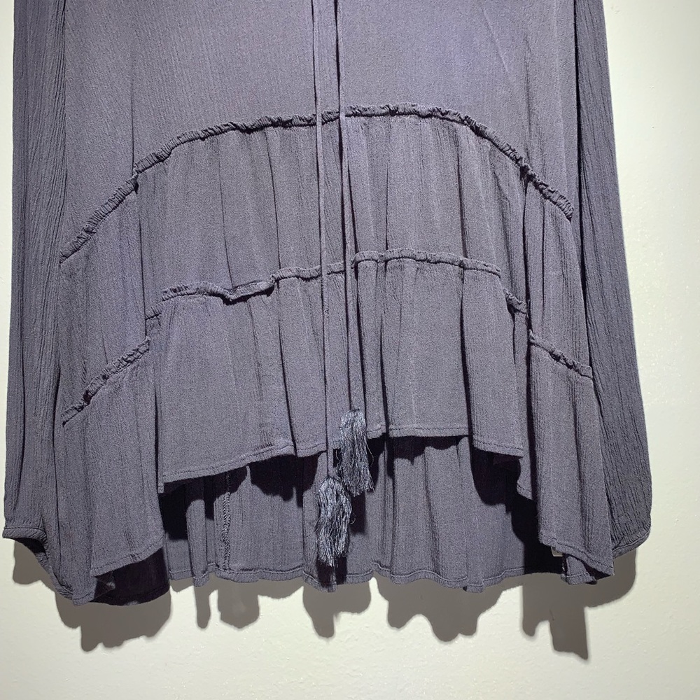 Long Sleeve Ruffled Top - Picture 4 of 5